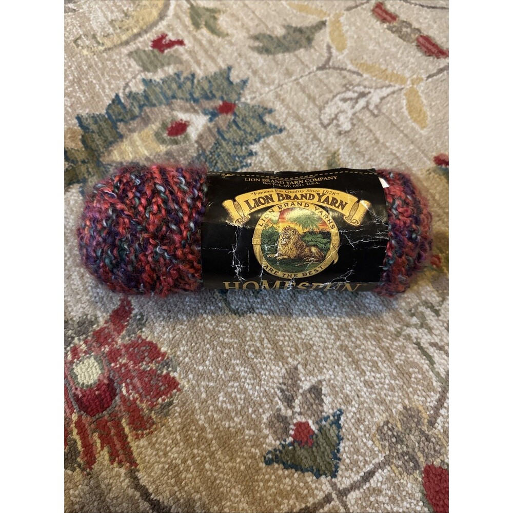Yarn-Discontinued Lion Brand Homespun 350 Elizabeth No 790 6 oz, 185 yds